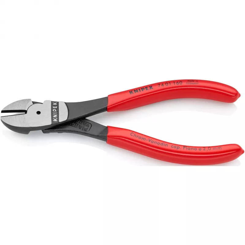 Tronchese Knipex 74 01 160, acciaio cromo-vanadio, impugnatura in plastica