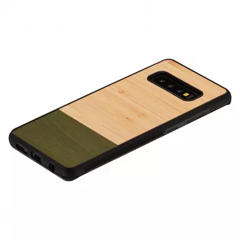 Custodia per smartphone man and wood per Samsung Galaxy S10 Plus — Bambuswald nero