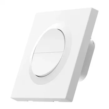 Interruttore smart ZigBee a due canali da parete Sonoff MINI-ZB2GS-E per due circuiti, compatibile con montaggio da incasso/guida DIN
