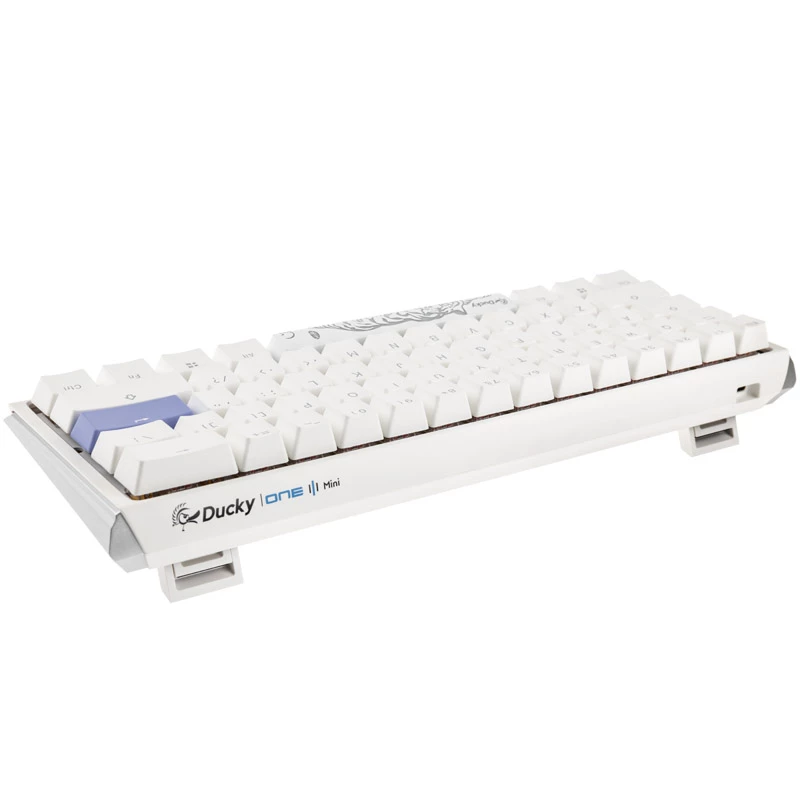Tastiera da gaming Ducky One 3 Classic Pure bianco Mini, RGB-LED - MX-Red (US) (DKON2161ST-RUSPDPWWWSC1)