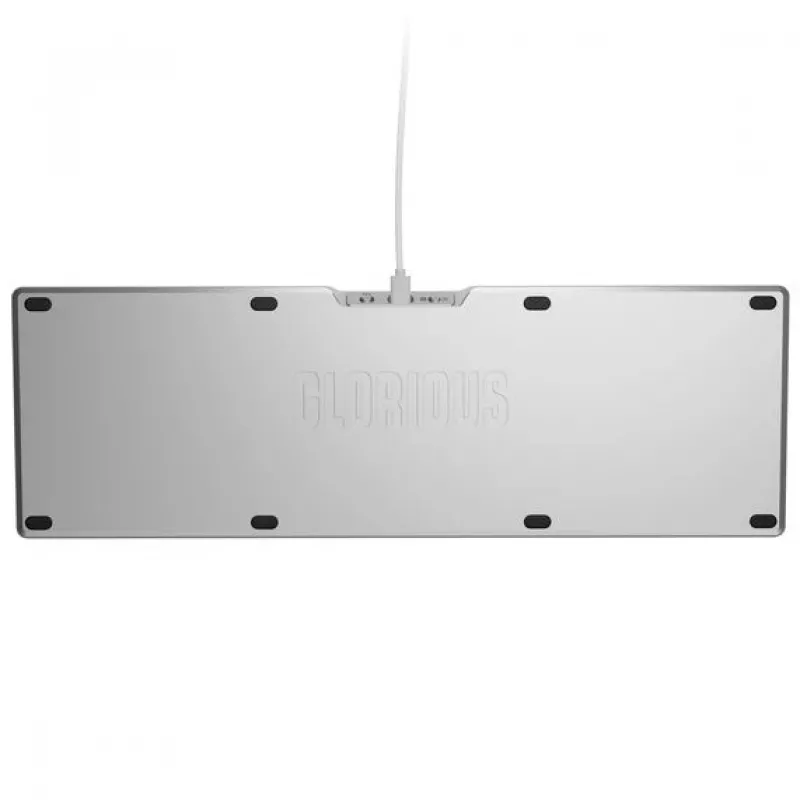 Tastiera meccanica GLORIOUS GMMK 3 Pro 100% pre-built layout ANSI US, switch Fox, argento