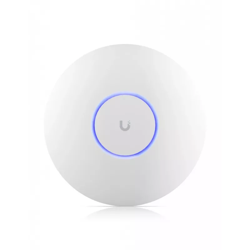 Access Point UBIQUITI U7 Pro — Tri-Band Wi‑Fi 7 (2,4/5/6 GHz), 5400 Mbit/s, MU‑MIMO, PoE, montaggio a soffitto/parete