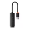 Baseus Lite Series adattatore di rete USB a RJ45, 100Mbit/s (nero)