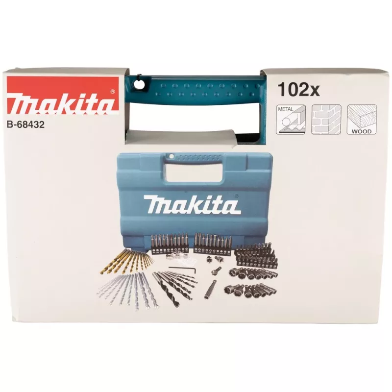 Set di punte da trapano e bit B-68432 (102 pezzi)