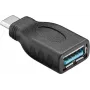 Adattatore USB 3.0 SuperSpeed, nero – connettore maschio USB-C > connettore femmina USB 3.0 (tipo A)
