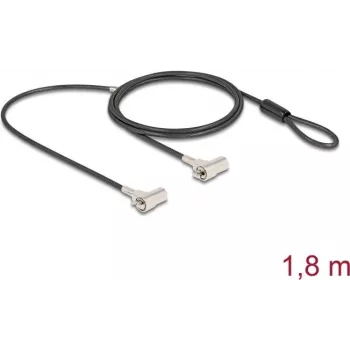 Cavo di sicurezza Navilock 20935 nero argento 1,8 m