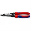 Knipex 13 72 200 ME pinza spellafili nero, blu, rosso, acciaio inox