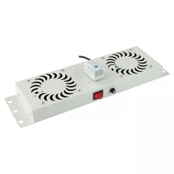 Accessorio per rack Lanview RAF115WH 2 ventole bianco acciaio
