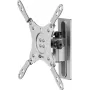 Goobay Supporto da parete per TV Caravan TILT (M), argento (71987)