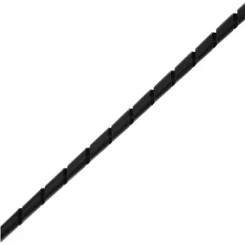 helos Guaina spiralata per cavi, 4-50 mm, 10 m, nero
