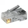 Connettore maschio per cavi RJ-45 LOGILINK MP0002, CAT5e, trasparente, confezione da 100 pz.