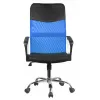 Topeshop KRZESŁO NEMO NIEBIESKIE sedia da ufficio/computer seduta imbottita schienale in mesh