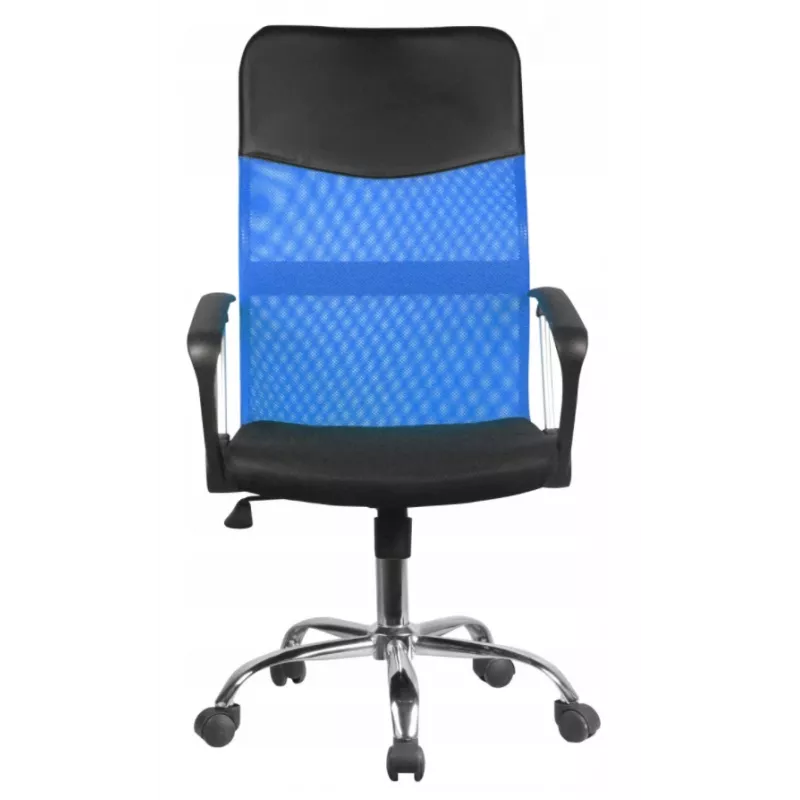 Topeshop KRZESŁO NEMO NIEBIESKIE sedia da ufficio/computer seduta imbottita schienale in mesh