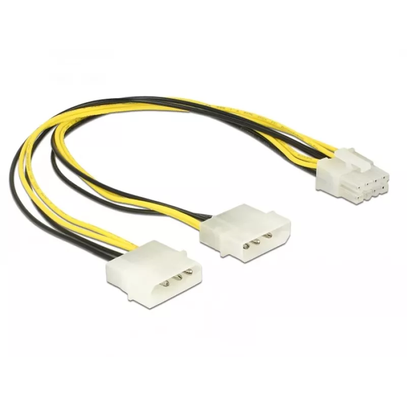Cavo di alimentazione interno DeLOCK 85453 0,3m 8 pin EPS12V maschio