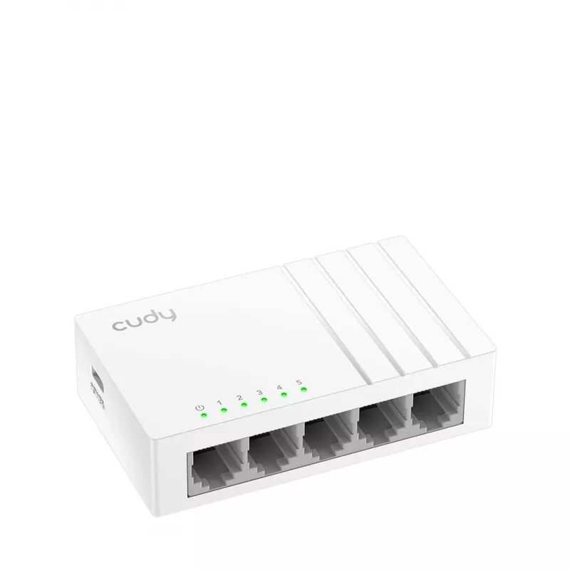 Switch di rete Cudy GS105U – unmanaged 5 porte Gigabit Ethernet (10/100/1000), bianco, 5 V