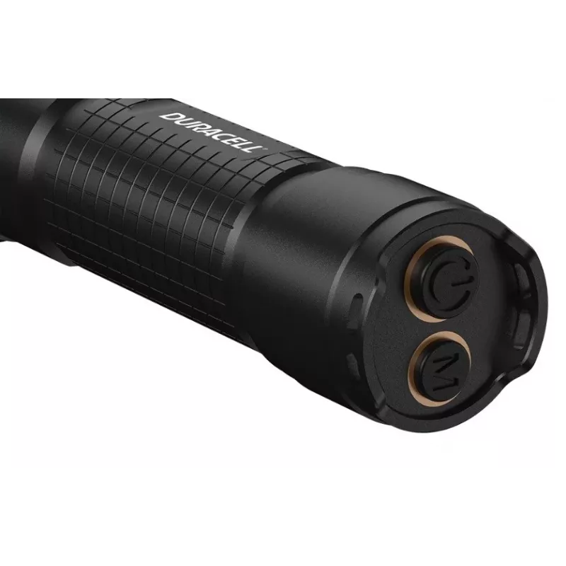 Torcia Duracell DF2500R — nera, torcia a mano ricaricabile