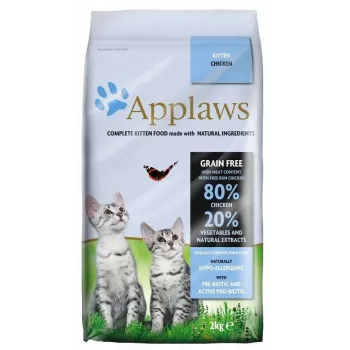 Cibo secco per gatti Applaws Kitten Pollo 2 kg – junior, proteine 38%, grassi 17%