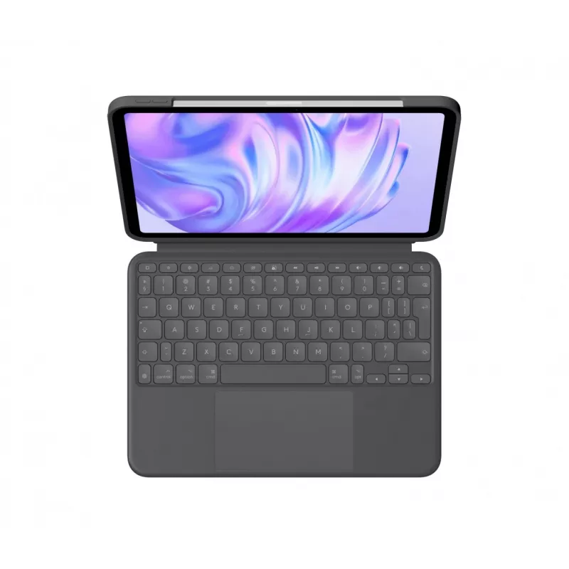 Tastiera Logitech Combo Touch QWERTY US International trackpad graphite
