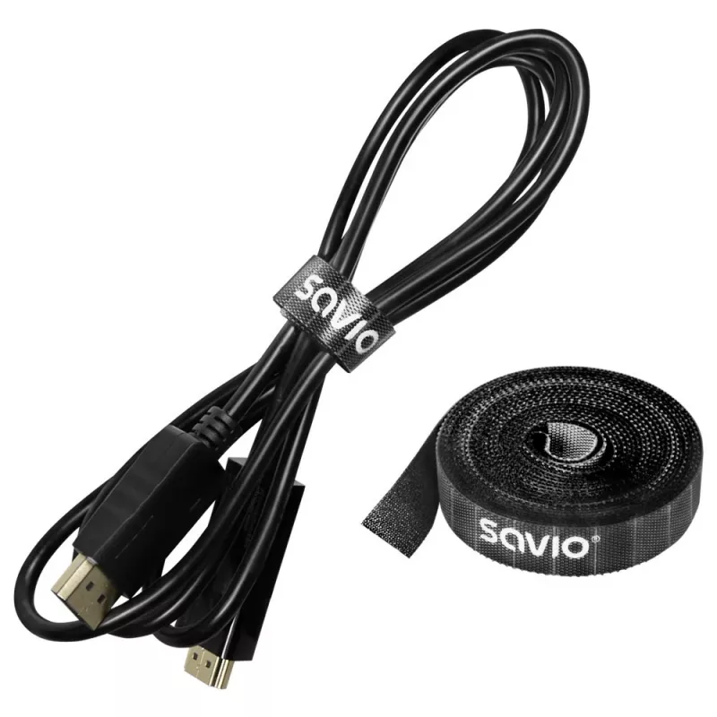 Fermacavi Savio OC-06 universale nero