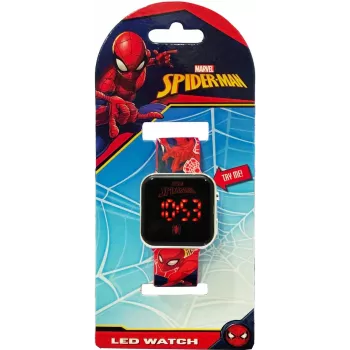 Orologio da polso LED con calendario Spiderman