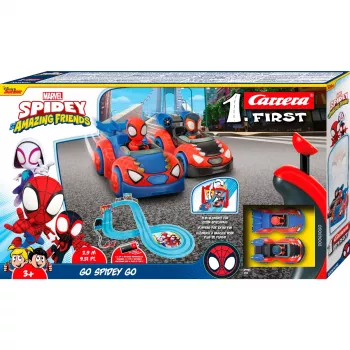 CARRERA set pista 1First Spidey Go! pista slot car 2,9 m di lunghezza