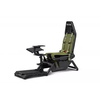 Sedile cockpit di Next Level Racing Flight Simulator Boeing Military 396055 — sedile specifico per simulazione di volo, compatibile con cloche e pedali