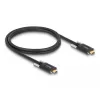 Cavo USB DeLOCK 83720 USB 3.2 Gen 2 1 m USB-C nero