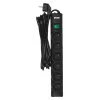 Ever Optima 5m nero 6 prese AC 250 V