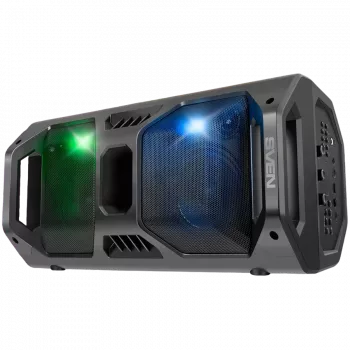 Altoparlante SVEN PS-600, nero (50W, TWS, Bluetooth, FM, USB, microSD, display LED, 4000mAh)