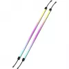 Striscia LED CORSAIR LS350 Aurora, illuminazione multicolore, lunghezza 350 mm, larghezza 10 mm, 2 pezzi