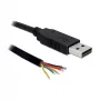 Cavo USB DeLOCK USB2.0/TTL 6 1,8 m nero