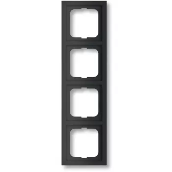 Busch-Jaeger 1754-0-4422. Colore del prodotto: nero, Design: senza viti, Compatibilità marca: Busch-Jaeger. Larghezza: 80 mm, Altezza: 293 mm, Spessore: 1,1 cm