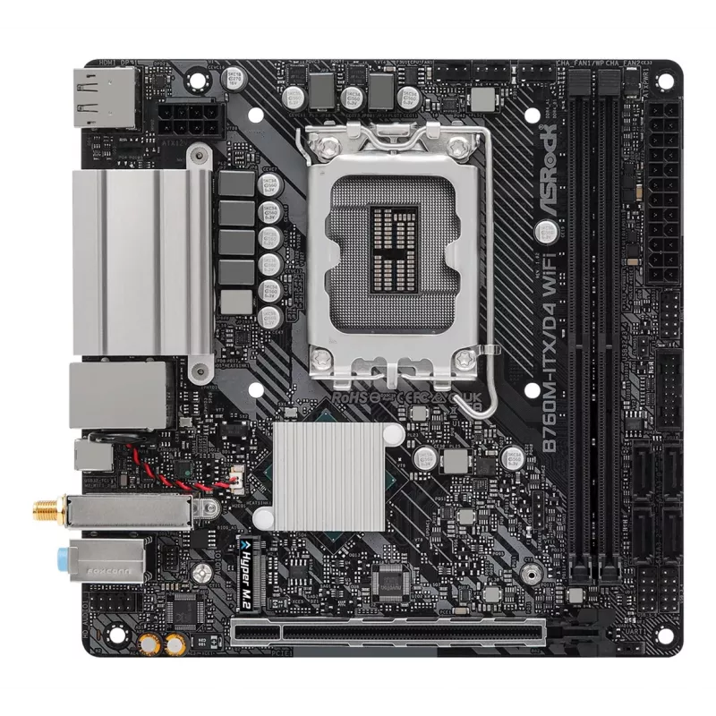 Scheda madre ASRock B760M-ITX/D4 WiFi Intel B760 LGA 1700 mini ITX