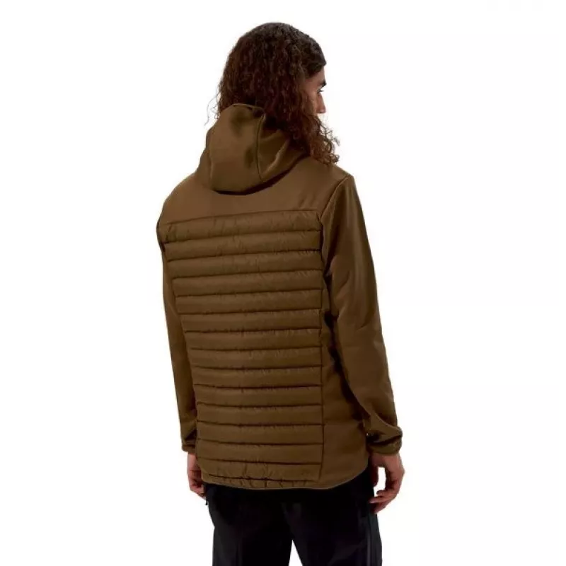 Giacca ibrida con cappuccio Berghaus uomo taglia M marrone