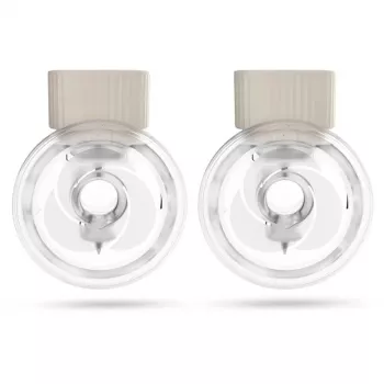 Tiralatte elettrico neno VENTO TWIN senza fili, ricaricabile, doppia modalità/duale, LCD, biberon 150 ml, beige