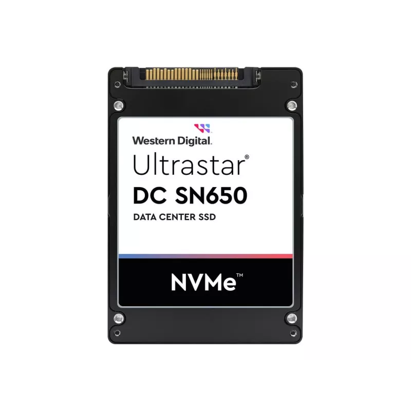 Unità SSD WESTERN DIGITAL Ultrastar DC SN650 7680 GB U.3 PCIe TLC ISE