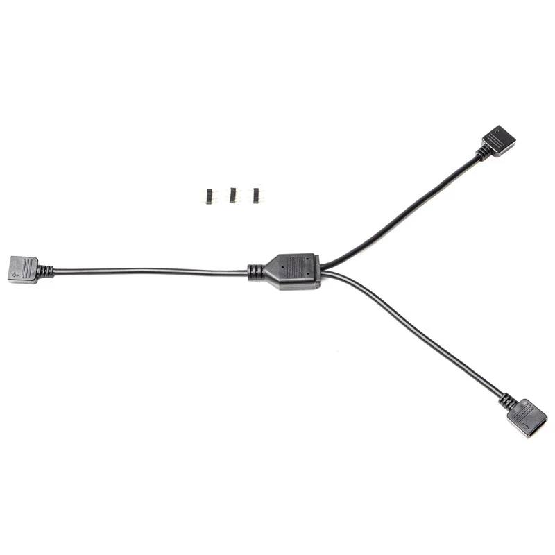 Cavo splitter RGB EK Water Blocks Loop D-RGB 2-Way nero 5V