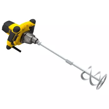 Miscelatore a mano STANLEY FME190 — 1600 W, 2 marce, mandrino M14, cavo 4 m, 180–750 giri/min, 80 N·m, 2 impugnature ergonomiche