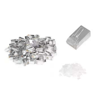 Digitus connettore modulare CAT 6 per cavo tondo pass through plug 100…