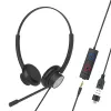 Headset Tellur Voice 420 headset con filo binaurale nero TLL411006