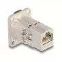 DeLOCK 67062 Passante a incasso D-Type RJ45 Cat.6A STP, metallo