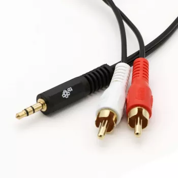 Cavo TB mini jack 3,5 mm - 2x RCA M/M 1,5m (AKTBXAJ2RCA150B)