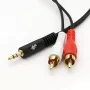 Cavo TB mini jack 3,5 mm - 2x RCA M/M 1,5m (AKTBXAJ2RCA150B)