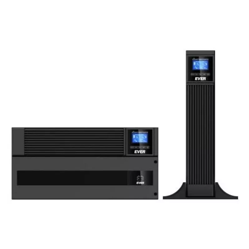 UPS EVER POWERLINE RT Plus 6 kVA T/PWPLRT-116K00/00 — UPS online a doppia conversione rack/tower 6kVA