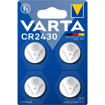 Batteria a bottone Varta CR2430 3V 290mAh litio a bottone