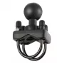 Base a sfera a doppio U-bullone RAM Mounts per barre da 1,25