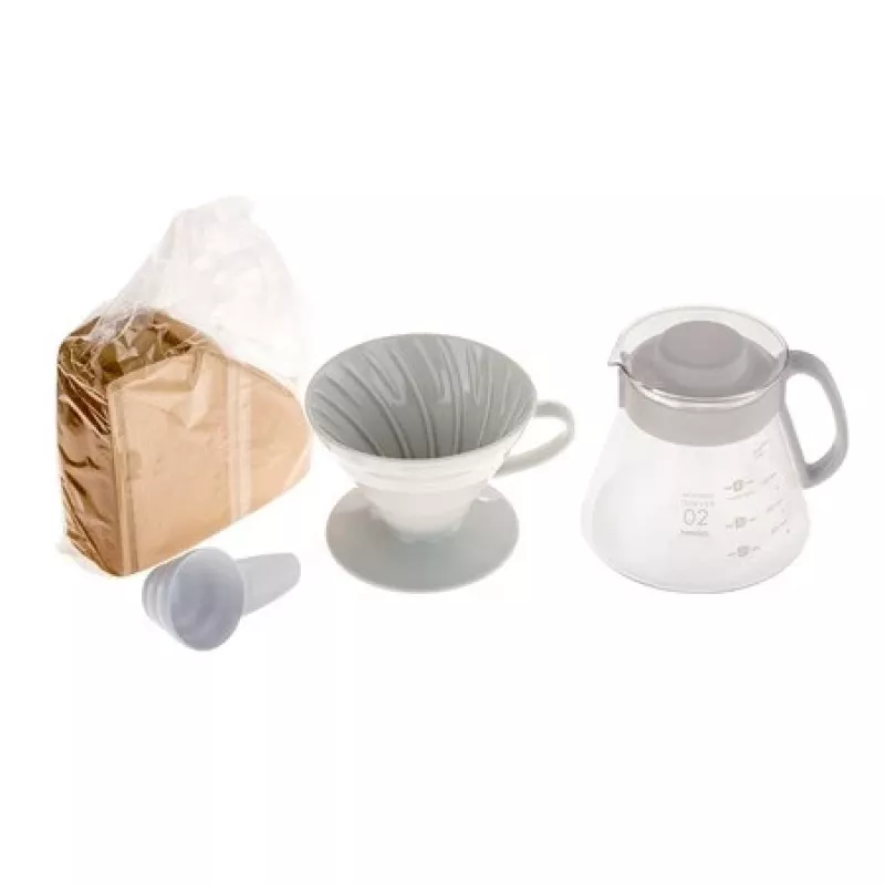 Filtri di carta per caffè HARIO per macchina da caffè HARIO rotonda, 100 pezzi, bianchi