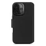 Custodia in pelle per iPhone 16, nero