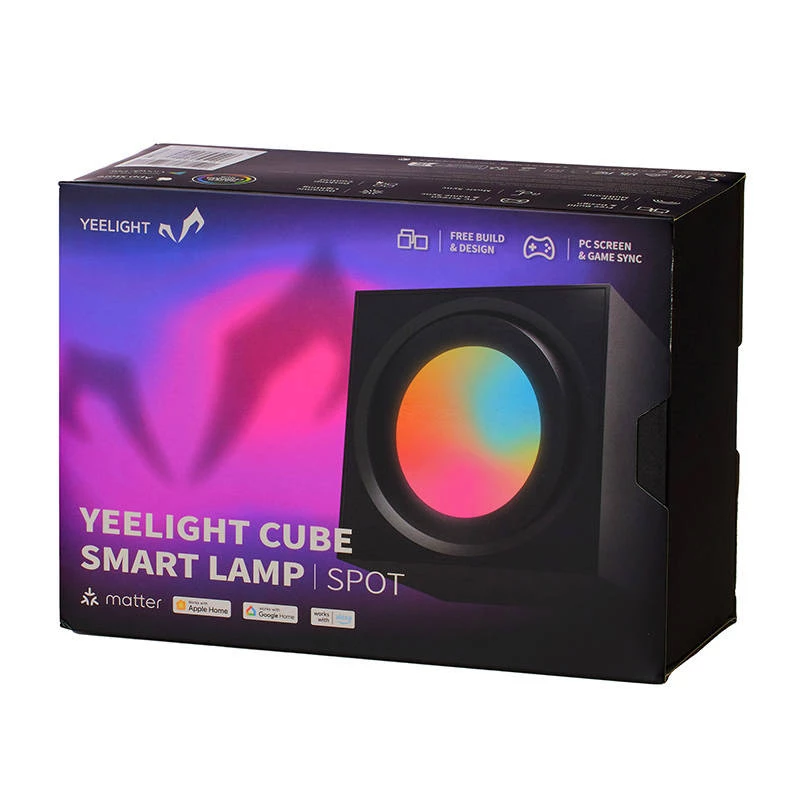 Pannello luminoso gaming YEELIGHT SMART CUBE LIGHT SPOT base (YLFWD-0008) nero