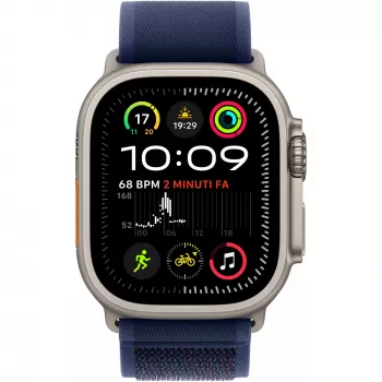 Apple Watch Ultra 2 Cell 49mm titanio naturale cinturino Blue S/M